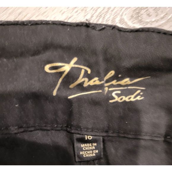 Thalia Sodi Black and Gold Jeans - Picture 3 of 3